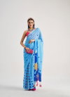 Polka Pops By Mono Poley Georgette With Fancy Latkans Sarees Online Wholesale